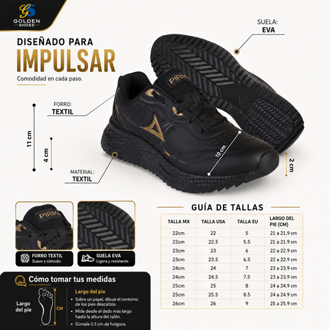 TENIS PIRMA DAMA GS 8519