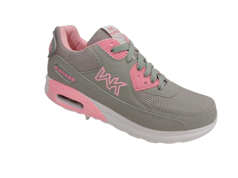 Teni de Dama Modelo 0011 - Comodidad y Estilo en Gris y Rosa
