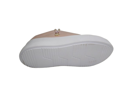 Tenis Rosas de Plataforma con Encanto de Conejito - Modelo 0445