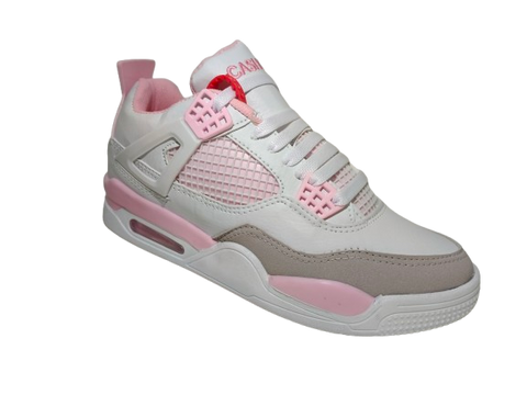 Tenis de Dama Modelo 0003 - Estilo y Comodidad en Rosa y Blanco