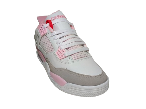 Tenis de Dama Modelo 0003 - Estilo y Comodidad en Rosa y Blanco