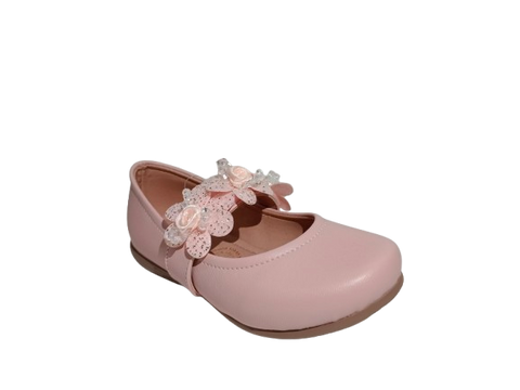Elegancia Floral: Zapatos de Niña Modelo 0987