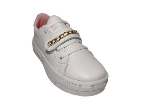 Tenis Casuales para Niña con Cadena Decorativa - Modelo 0972