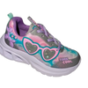 Tenis para Niña Modelo TIME 2432-4 con Diseño de Gafas de Corazón y Colores Pastel