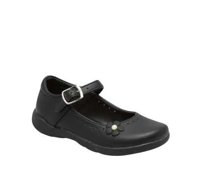 ZAPATO ESCOLAR PARA NIÑA COLOR NEGRO BELLA SHOES ESTILO 0343