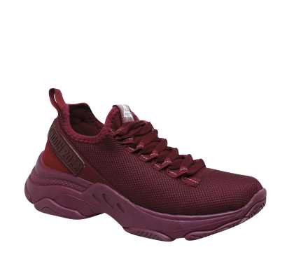 TENIS CASUAL DAMA COLOR VINO SAETTA PREMIER ESTILO 4054-4