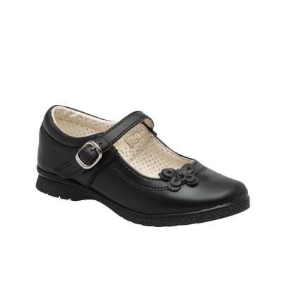 ZAPATO ESCOLAR PARA NIÑA COLOR NEGRO BELLA SHOES ESTILO 101